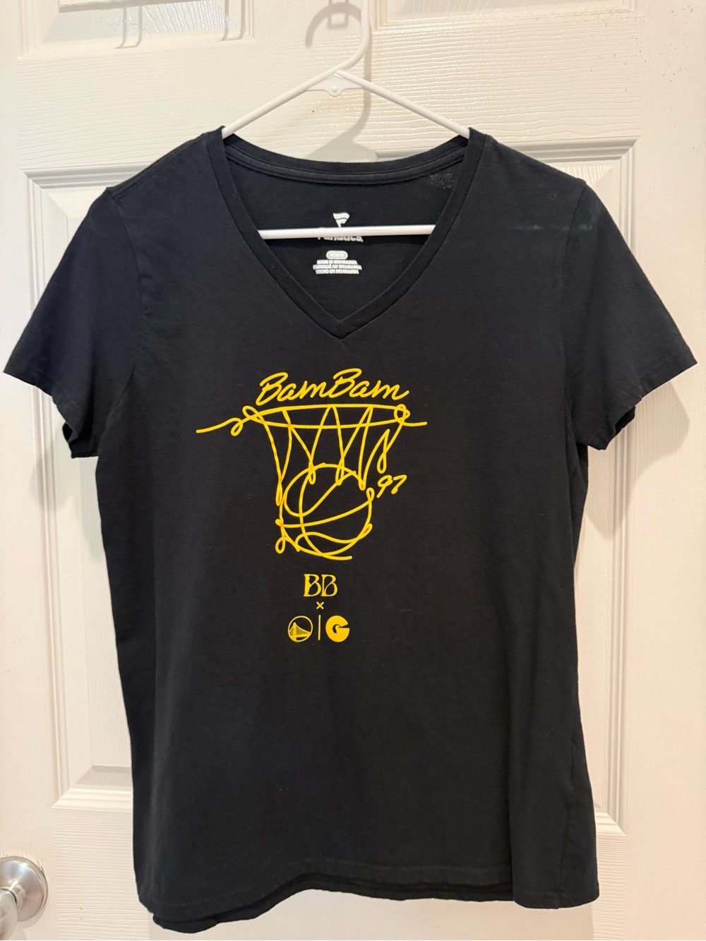 Golden State Warriors BamBam BB x GSW Black Tee Women’s Medium